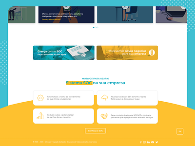 One Page - SOC Business design ui web