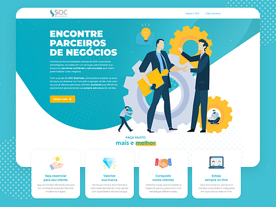 One Page - SOC Business design ui web