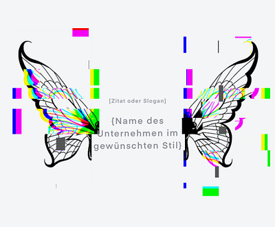 Butterfly Chaos animal animals art butterfly design earth logo
