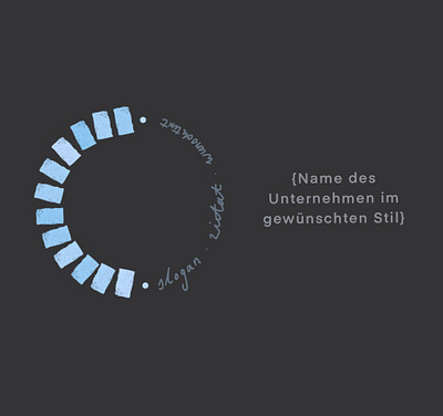Beautyofblue art blue company design grey logo