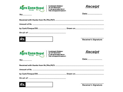 Cash Receipt Design branding cash receipt design graphicdesign