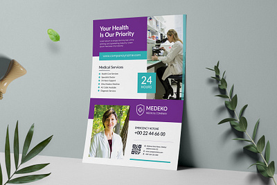 Doctor & Medical Flyers Template adstract flyer care clinic doctor flyer doctor flyer design family doctor hospital flyer magazine medical medical flyer medical flyer template medicine multipurpose nurse patient print ready promotion promotion design surgery template