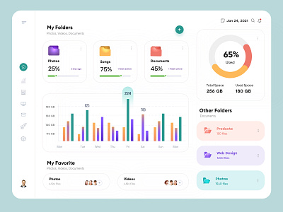 File Manager Dashboard Design admin app dashboad design finance financial interface uiux ux