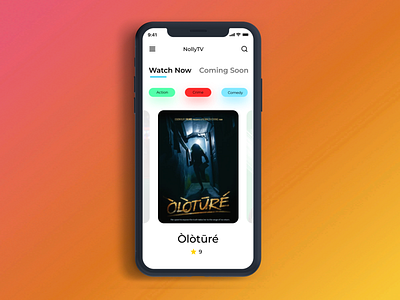 Movie streaming app #1 app design download figma movie app streaming ui