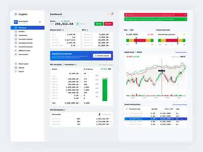 crypton — crypto dashboard crypto crypto currency crypto exchange crypto wallet cryptocurrency dashboard light mode uidesign uxdesign