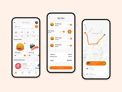 Food Delivery App app clean ui delivery app design dribbble food food app food delivery illustration ios app mobile mobile app simple ui ui design ux