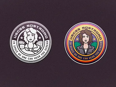 USCSS NOSTROMO adobe alien aliens icon illustration illustrator movie teeshirt typography vector vector art