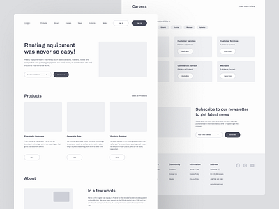 Desktop - Wireframes app clean design desktop figma graphicdesign minimal product ui uiux ux wireframe