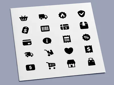 Ecommerce Icons e commerce ecommerce icon icon design icon set icons interface shopping ui user interface