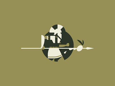 Greek Olive Oil athens design flat graphic greek hoplit illustration illustrator logo oil olive sparta vector