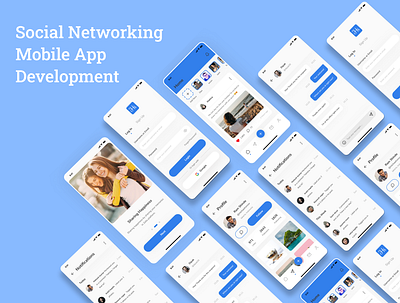 Social Networking Mobile App Development android app android app development app branding ios app iosappdevelopment logo mobile app social socialnetworkingapp ui