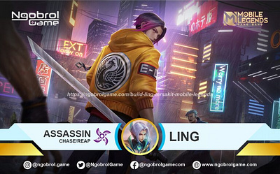 Build Ling Tersakit 2021 Mobile Legends - Ngobrol Game app branding design illustration web