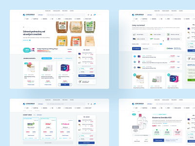 LiekoboxSK clean drugs ecommerce eshop header health home homepage medical minimal ui ux web webdesign website