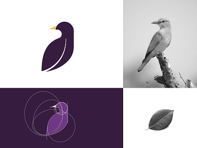 Bird + Leaf abstract animal bird bird logo concept creative dove green grid logo leaf leaf logo logo logodesign logodesigner logotype modern nature negative space logo symbol