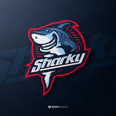 Sharky Boy design esportlogo esports gamelogo gaminglogo illustration logo mascot mascot logo mixer