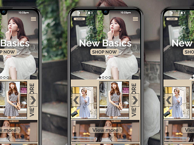 Mobile UI - Fashion fashion app mobile app design mobile ui