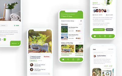 Save the Planet - App Mockup app design branding concept design figma graphic graphic design logo typography ui design ux ux design web design website design