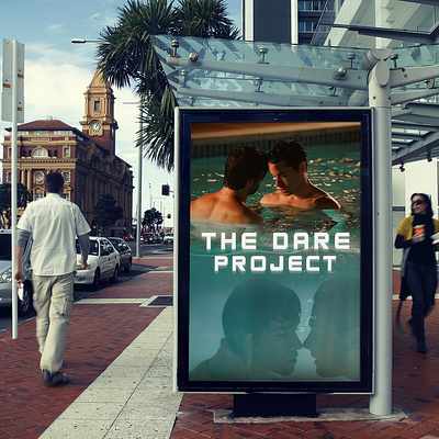 The Dare Project Poster Design composting design designing digital painting editing film poster design graphics movie poster poster poster design