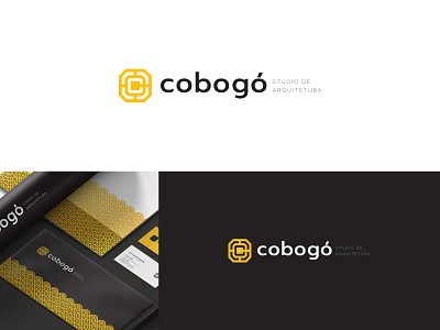 Cobogó architecture branding gestalt monogram pattern stationary