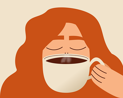 Coffee smell design illustration vector