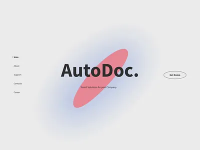 Landing Page animation landing minimal minimalism ui ui ux ui design uidesign web web design webdesign website website design