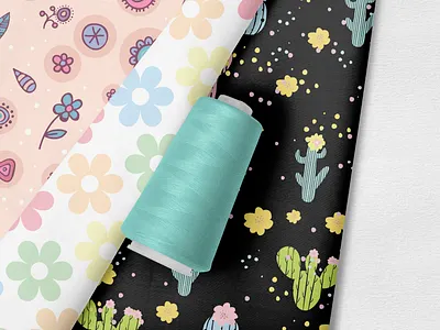 Kid friendly Fabric Pattern appare apparel design fabric fashion fids flower illustation pattern patterns printing seamless trendy typography vector