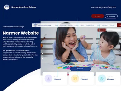 Narmer American College college namer american narmer narmer school uidesign user experience user flow user interface uxdesign