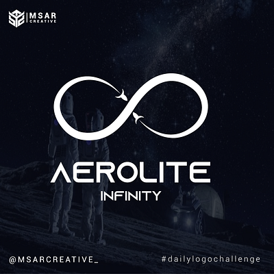 infinity aerolite branding brandinglogo daily 100 challenge dailychallangelogo dailylogochallange dailylogochallenge design dlc flat graphic design illustration logo logodesign logoinspiration logoinspirations modernlogo typography ui ux vector