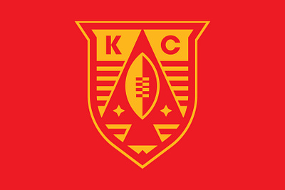 Chiefs Kingdom brand branding crown football icon icons illustration kansas city kansas city chiefs kc kingdom logo mark nfl