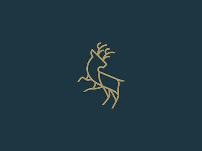 deer animal animal logo animation art branding design graphic design icon illustration illustrator logo minimalist vector