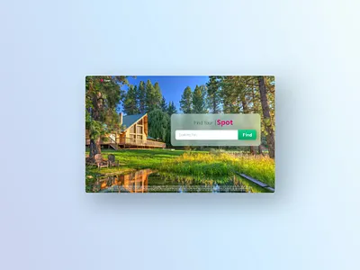 Spot (Light Theme) | Keyphrase Real Estate Search figma glassmorphism homepage keyphrase light theme product design real estate realestate search search bar search box search engine ui uiux