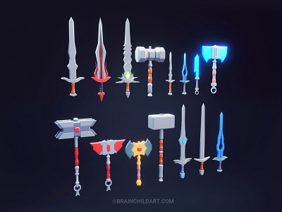 3d Low Poly Sword (Speed Modeling) Blender 2.90 3d artist 3d game art 3d game design 3d modeling axe b3d blender blender 3d dagger game asset game model hammer low poly low poly 3d low poly art low poly model sword tutorial weapon concept art weapon design