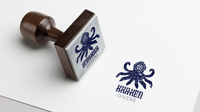 Mario Rivera - Kraken Divers brand brand identity branding branding and identity branding concept flat logo mario rivera minimal