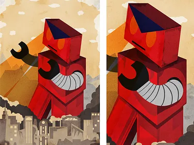 Phil's Bad Day illustration illustrator robot