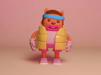 maki character character design cinema4d cute design illustration kawaii maxon cinema 4d style versionvadi