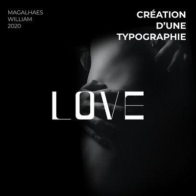Love creative design illustration illustrator love typogaphy