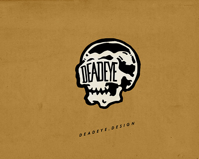 Deadeye Design logo idea illustration logo logo design mascot skull