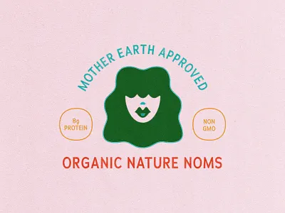 Mother earth approved branding earth face granola hippy icon illustration lake landscape lanscape mother mother nature mountains nature organic outdoors sun vector water woman
