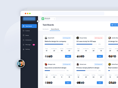 Task Management web app clean ui desktop app desktop ui management app managment minimal productivity app sass task task list task management task manager tasks app userinterface web app web application design web ui