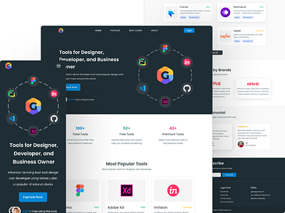 Gear Web Design 2 clean design clean ui design minimal ui ui design ux web web design website design