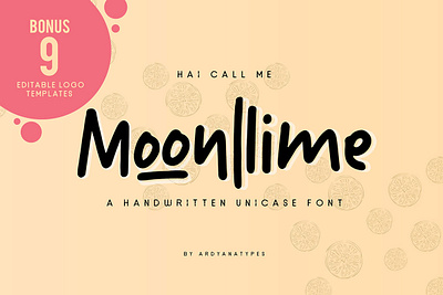 Free Moonlime Handwritten Font bold brush brushed brutal fashion font french hand lettered font hand lettering ink logo paint painted rough script script font typeface watercolor watercolour