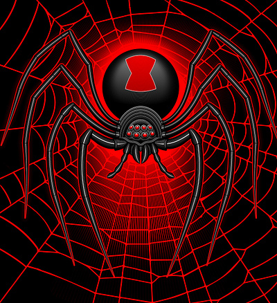 Mat Beast "Black Widow" rash guard illustration apparel black widow branding design illustration illustrations logo logo design mma rash guard spider vector vector art