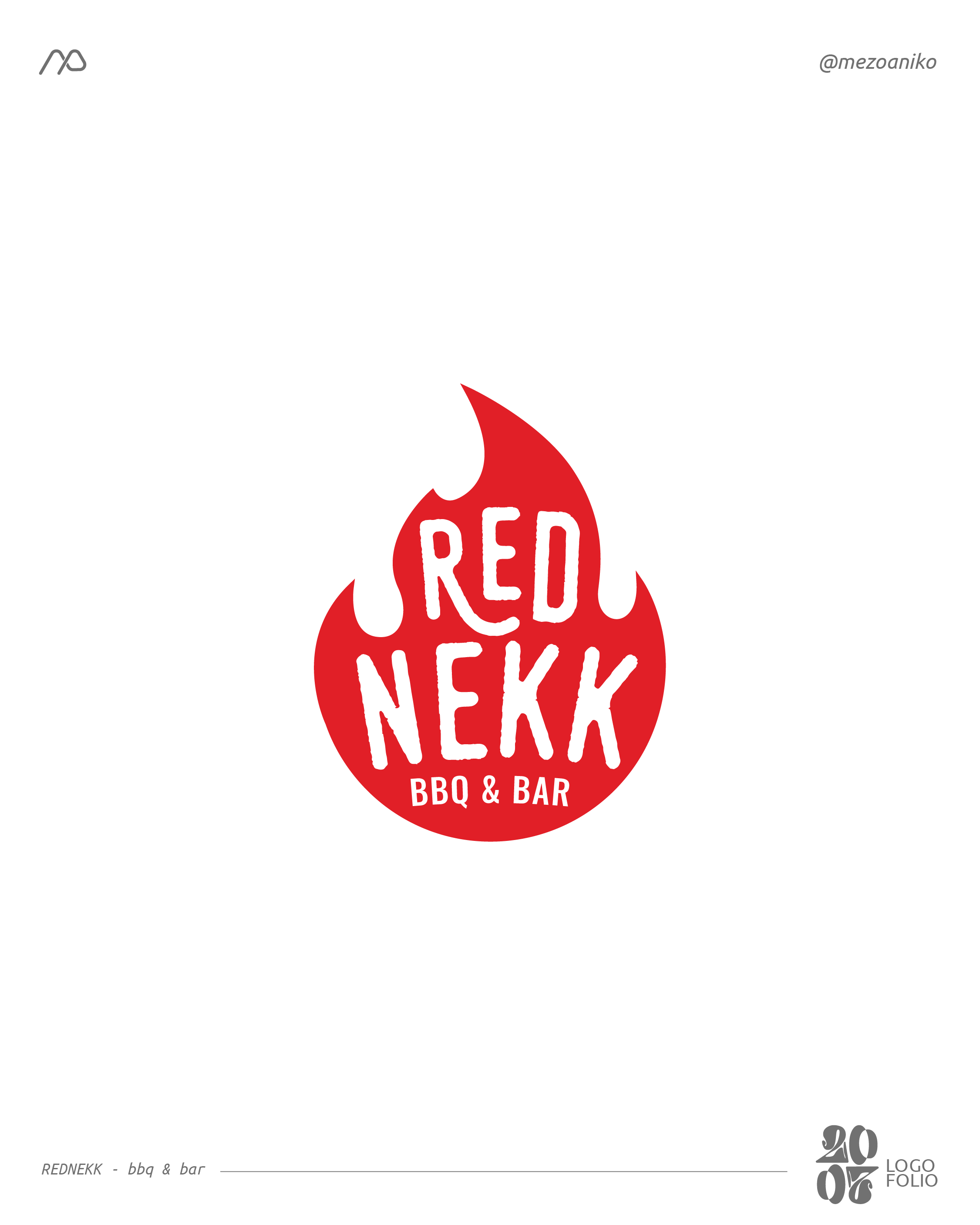 Example of Rednekk bbq restaurant logo