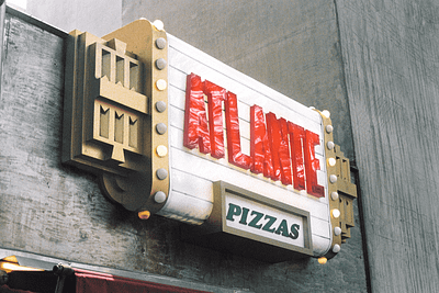 Pizzas Atlante brand identity branding identity restaurant