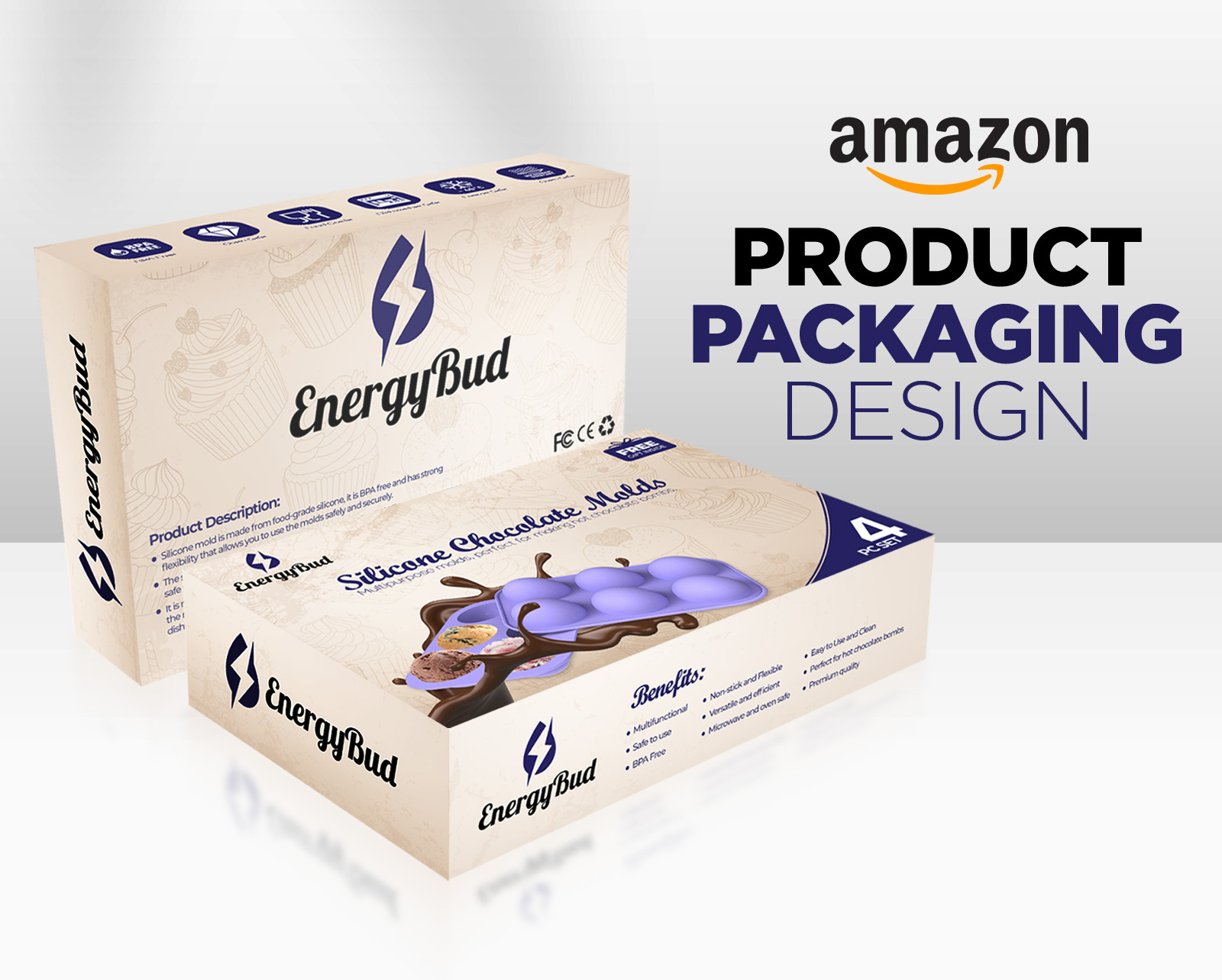 Product Packaging Design amazon e commerce graphic design packaging design print design product packaging