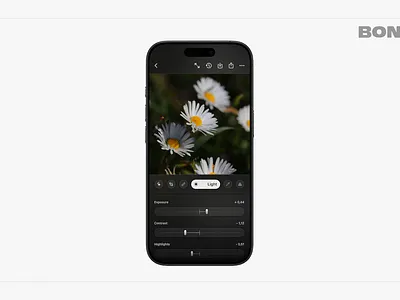 PHOTO EDITOR - MOBILE APP bont design editor image mobile mobile design photo product design ui uiux ux