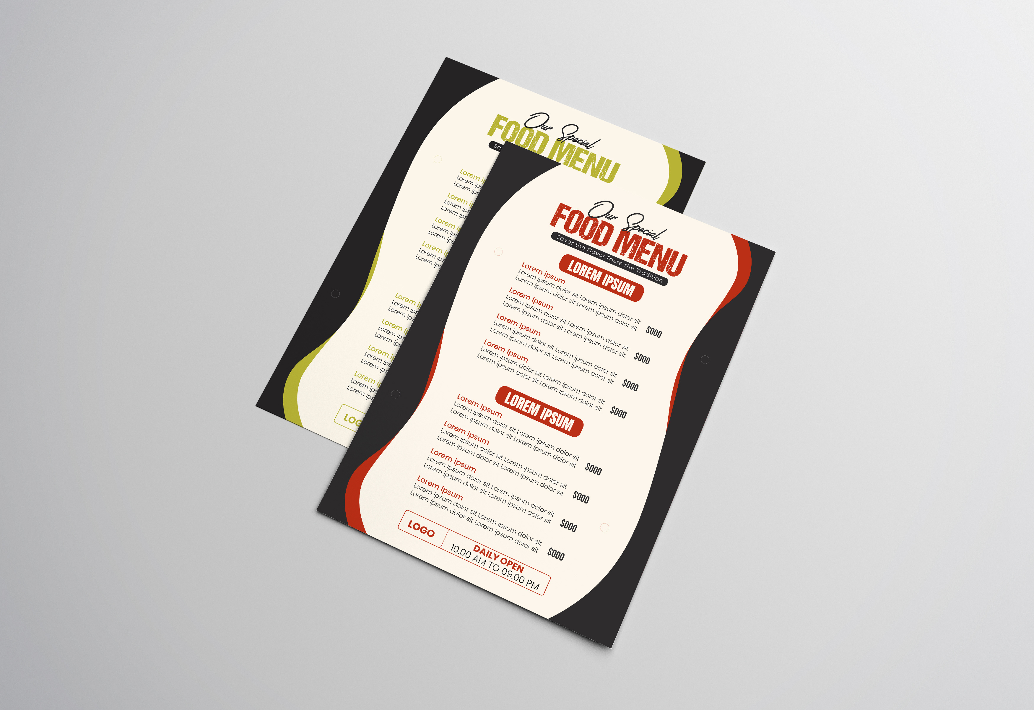 Food Menu Card Design card card design design food design food menu food menu card design graphic design