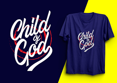 Child of God | Typography T-Shirt Design illustration simple typography design text typography design tshirt design typogaphy typography design