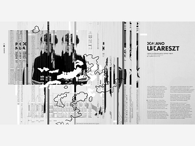 Editorial structures art blackandwhite drawing editorial editorial design editorial layout foto hand handmade modern newspaper people poster print print design printmaking simple simple illustration