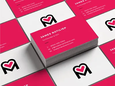 business card mockup brand identity logo logo design logo mark